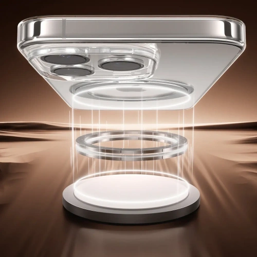 Etui Joyroom JR-16JL6 MagSafe do Apple iPhone 16 Pro Max z ringiem-podstawką 360° czarne