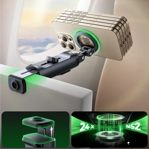 Selfie stick Joyroom JR-ZS509 Bluetooth kompatybilny z MagSafe czarny