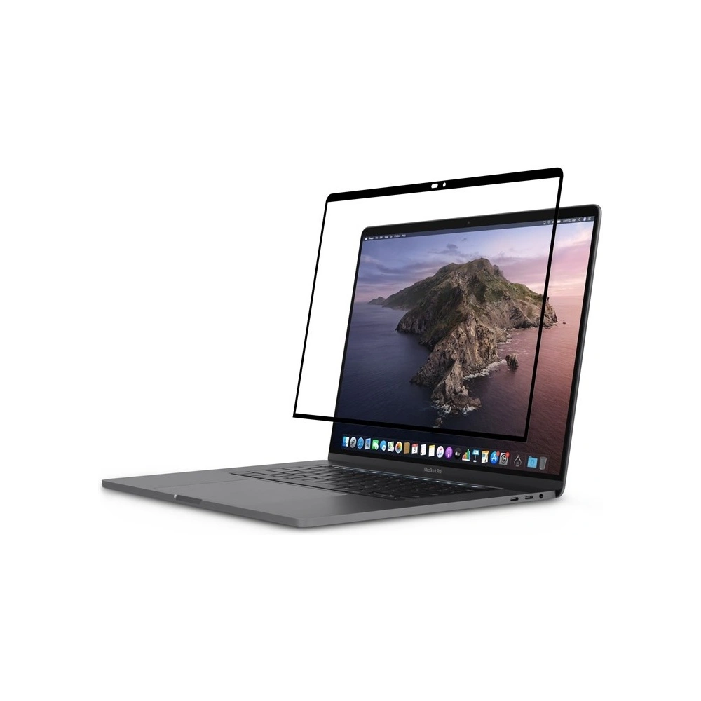Wholesale Moshi iVisor AG - Bubble-free Screen Protector for MacBook Pro 16 (Black/Clear Matte) - MOSH067BLK - {ean13} - Hurt