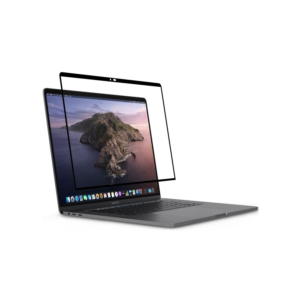 Wholesale Moshi iVisor AG - Bubble-free Screen Protector for MacBook Pro 16 (Black/Clear Matte) - MOSH067BLK - {ean13} - Hurt