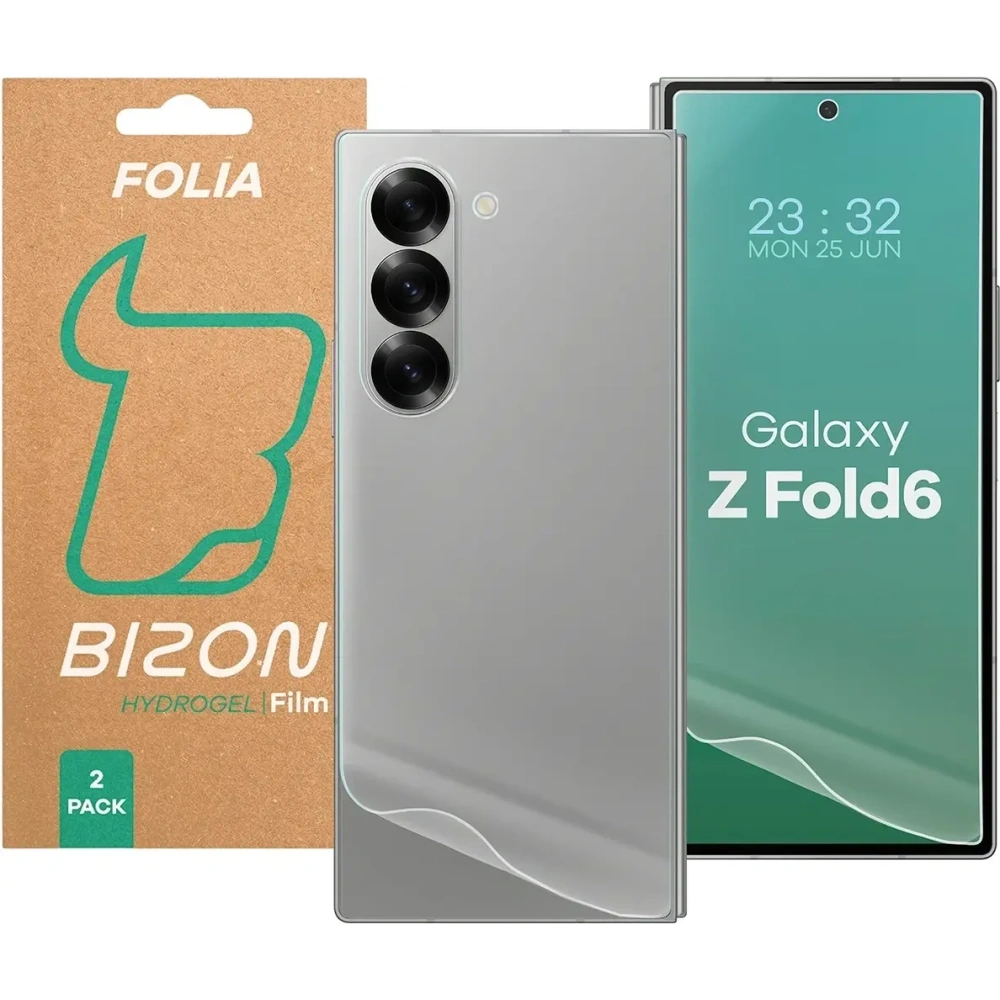 Folia hydrożelowa na tył i przód Bizon Glass Hydrogel Pack do Samsung Galaxy Z Fold6