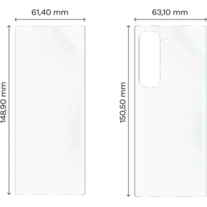 Folia hydrożelowa na tył i przód Bizon Glass Hydrogel Pack do Samsung Galaxy Z Fold6
