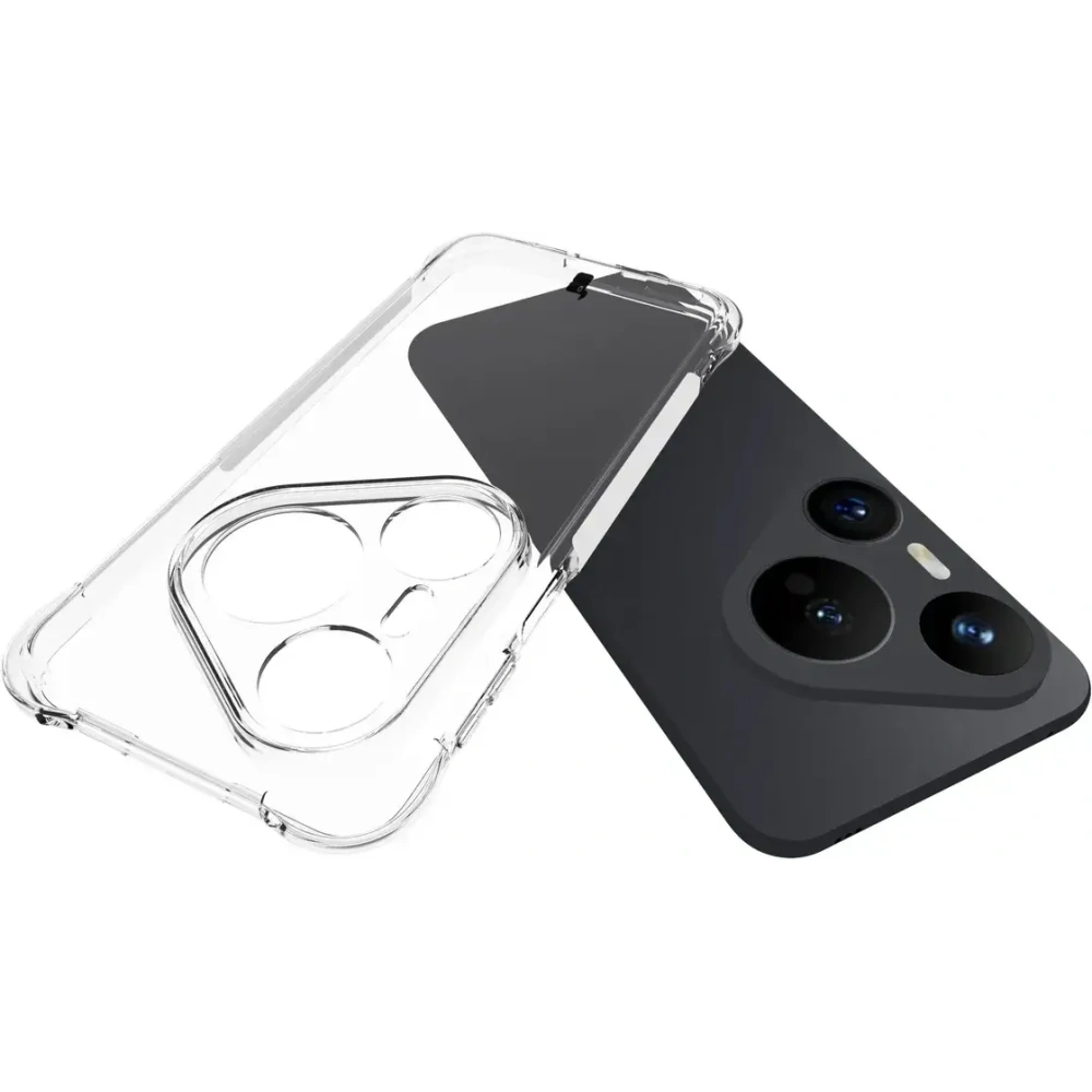 Elastyczne etui Bizon Case Salpa do Huawei Pura 80 Pro / Pro Plus przezroczyste