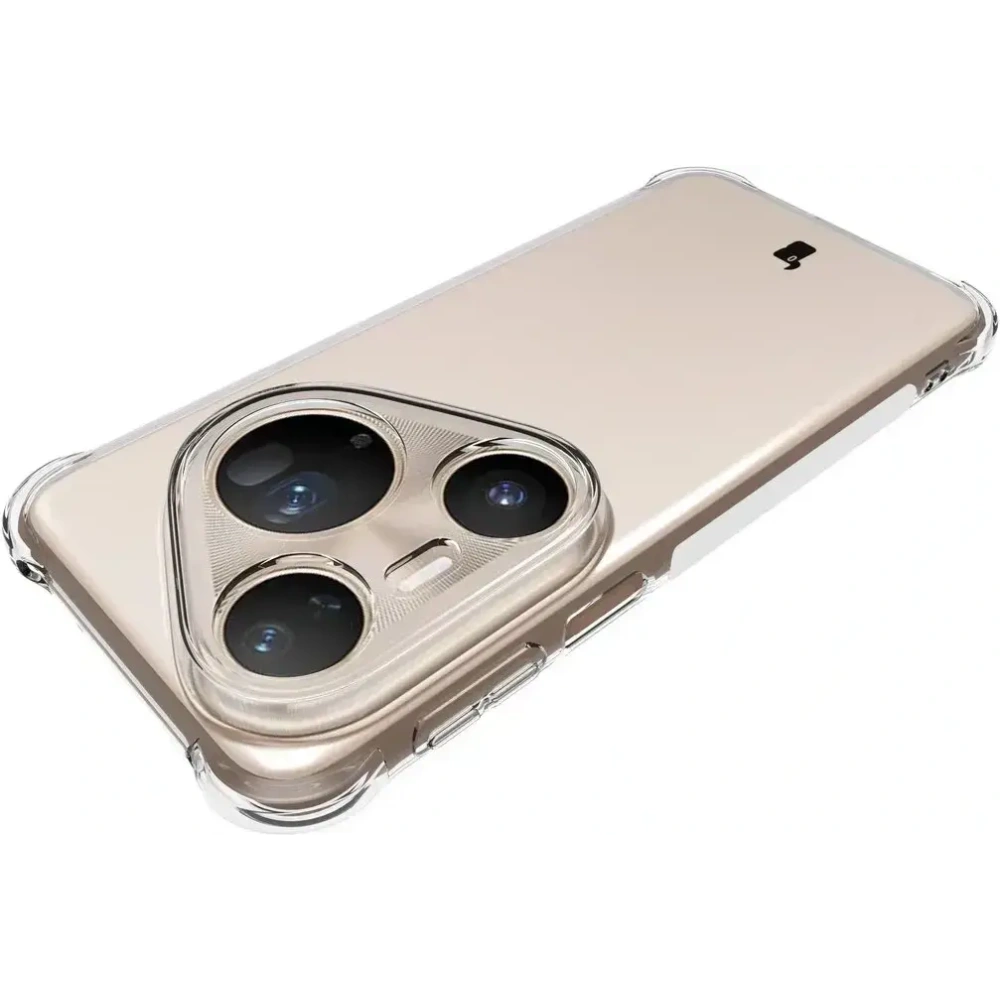 Elastyczne etui Bizon Case Salpa do Huawei Pura 80 Ultra przezroczyste