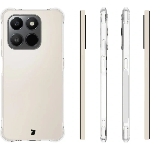 Elastyczne etui Bizon Case Salpa do Honor X7d / Honor 400 Smart przezroczyste