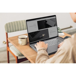 Moshi iVisor AG - Bubble-free Screen Protector for MacBook Pro 16 (Black/Clear Matte)