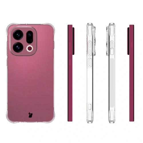 Elastyczne etui Bizon Case Salpa do Oppo Find X9 przezroczyste