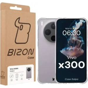 Elastyczne etui Bizon Case Salpa do Vivo X300 przezroczyste