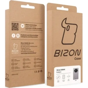 Elastyczne etui Bizon Case Salpa do Vivo X300 przezroczyste