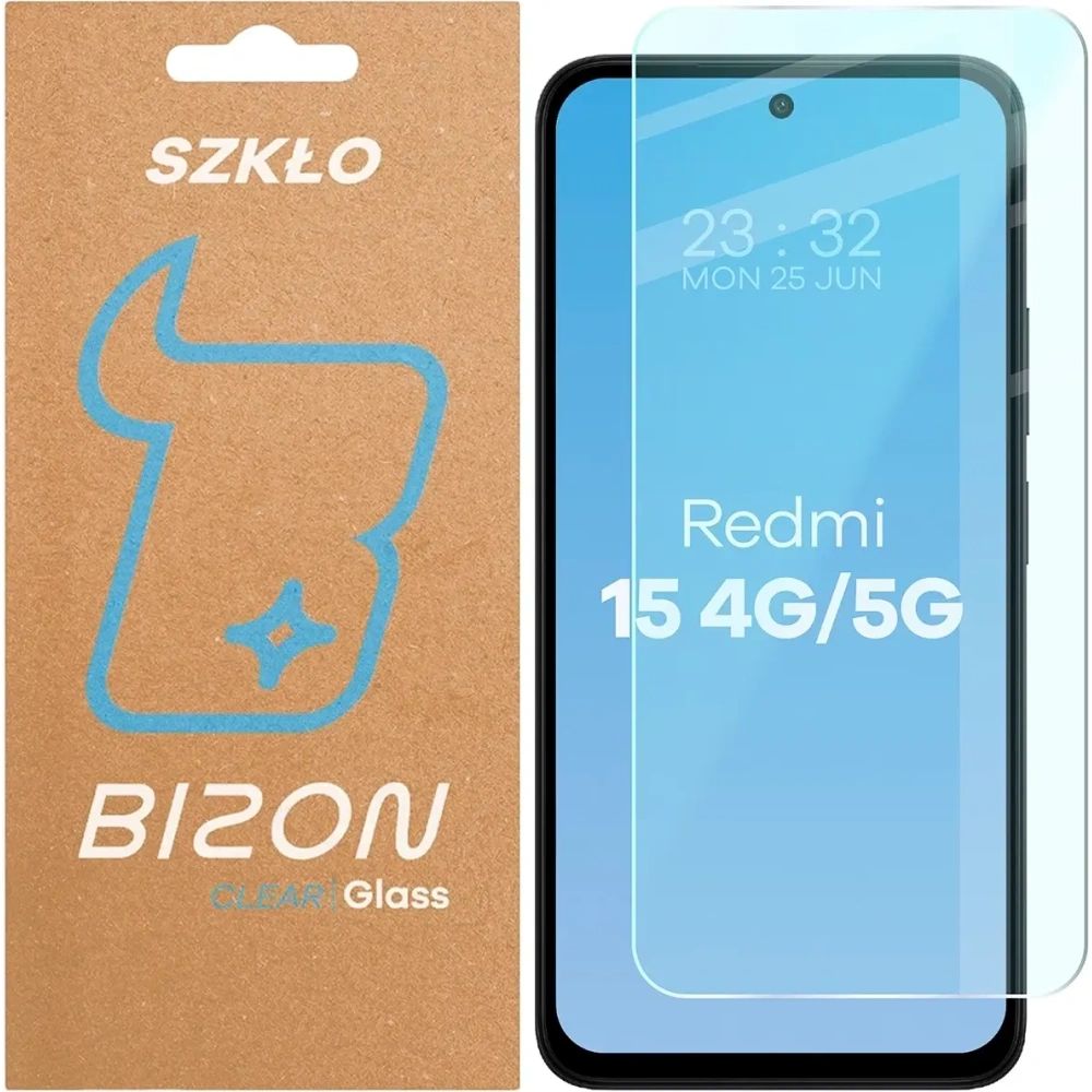 Szkło hartowane Bizon Glass Clear 2 do Xiaomi Redmi 15 4G / 5G