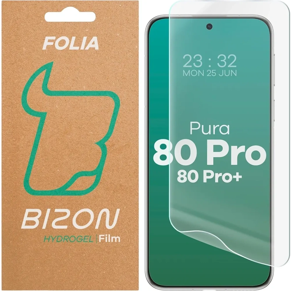 Folia hydrożelowa na ekran Bizon Glass Hydrogel Front do Huawei Pura 80 Pro / Pro Plus