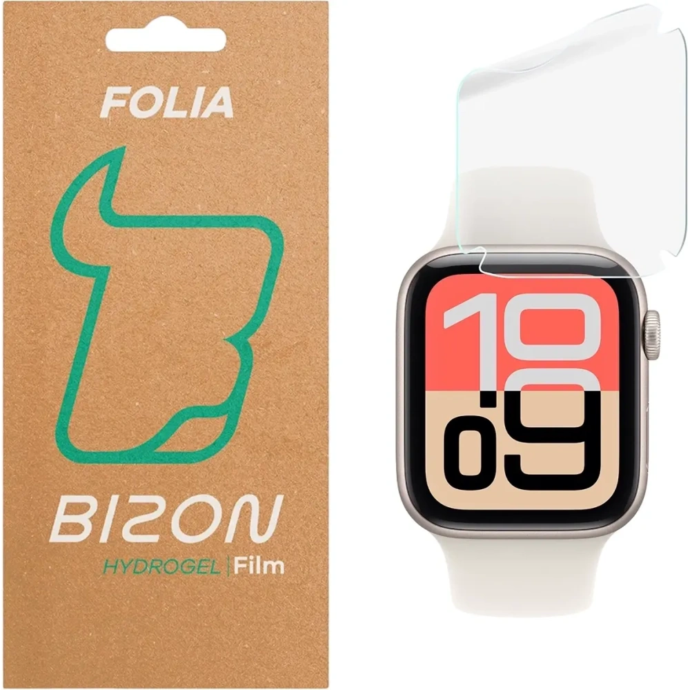 Folia hydrożelowa na ekran Bizon Glass Watch Hydrogel do Apple Watch SE 3 / SE 2 / SE / 6 / 5 / 4 40mm