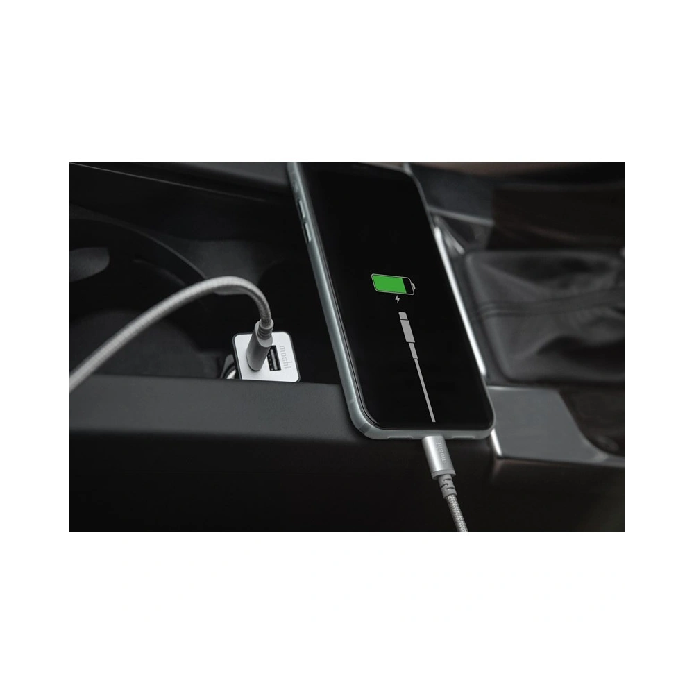 Hurtownia GSM - Auto nabíječka Moshi QuikDuo Car Charger USB-C Power Delivery + USB + Quick Charge, 36W (černá) - MOSH068BLK - {ean13} - Hurt