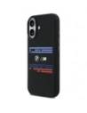 Etui BMW M Silicon Horizontal Line MagSafe do Apple iPhone 17 czarny