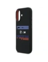 Etui BMW M Silicon Horizontal Line MagSafe do Apple iPhone 17 czarny