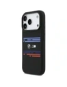 Etui BMW M Silicon Horizontal Line MagSafe do Apple iPhone 17 Pro czarny