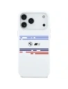 Etui BMW M Silicon Horizontal Line MagSafe do Apple iPhone 17 Pro Max biały