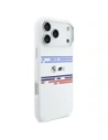Etui BMW M Silicon Horizontal Line MagSafe do Apple iPhone 17 Pro Max biały