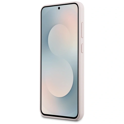 Etui Karl Lagerfeld Silicone Karl&Choupette Heads MagSafe do Samsung Galaxy S25 FE różowy