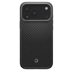 Etui Spigen Enzo Aramid T Mag MagSafe do Apple iPhone 17 Pro Max Black/silver