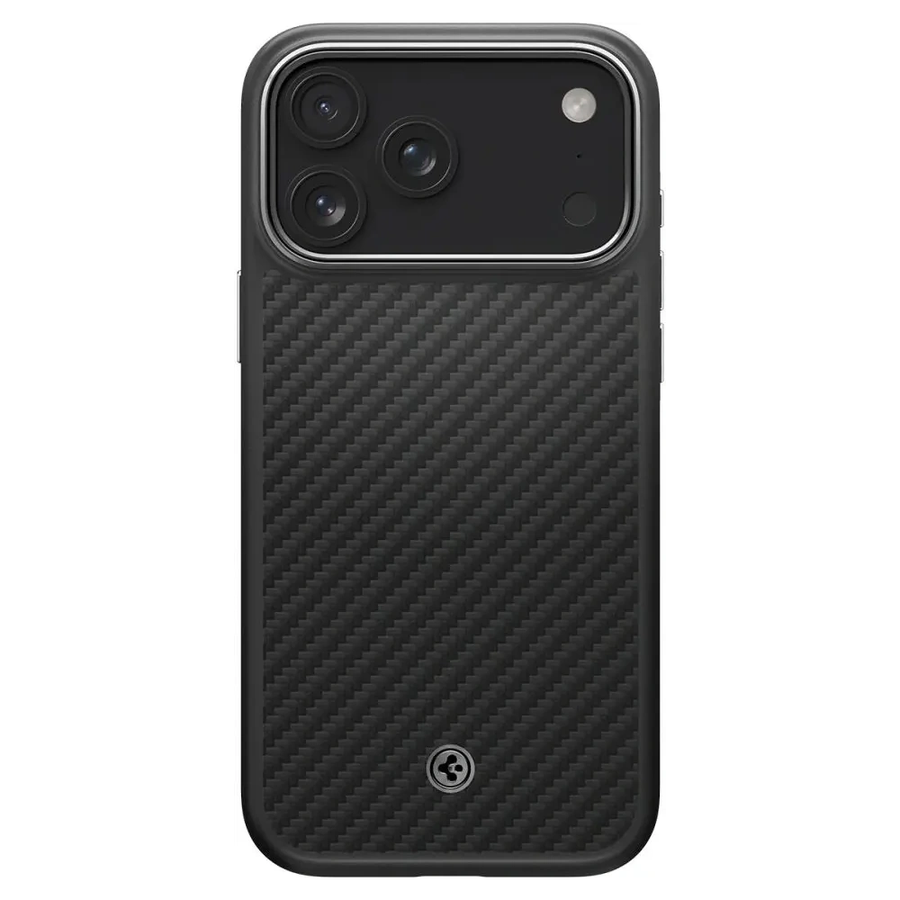 Etui Spigen Enzo Aramid T Mag MagSafe do Apple iPhone 17 Pro Max Black/silver