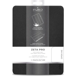 Wholesale PURO Zeta Pro Apple iPad 10.2 w/Magnet & Stand up + Apple Pencil holder (black) - PUR221BLK - {ean13} - Hurt