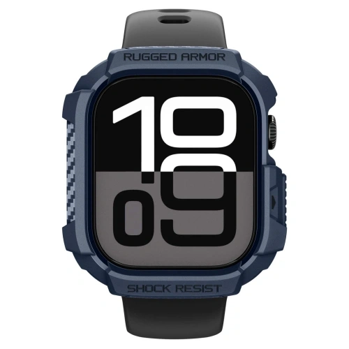 Etui Spigen Rugged Armor V2 do Apple Watch 10 / 11 42mm Navy Blue