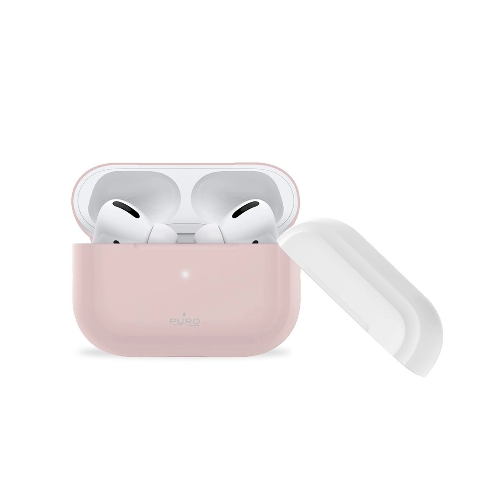 Hurtownia GSM - Etui PURO ICON Case Apple AirPods Pro s další krytkou (Růžová + Růžová krytka + Bílá krytka) - PUR222RS - {ean13} - Hurt