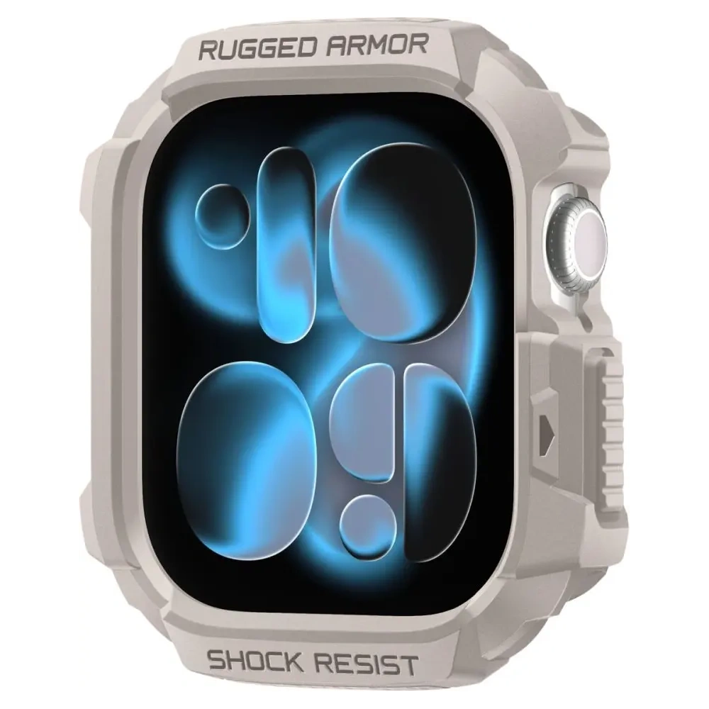 Etui Spigen Rugged Armor V2 do Apple Watch 10 / 11 42mm Dune Beige