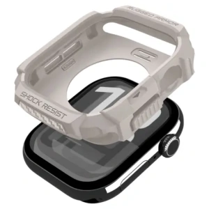 Etui Spigen Rugged Armor V2 do Apple Watch 10 / 11 42mm Dune Beige