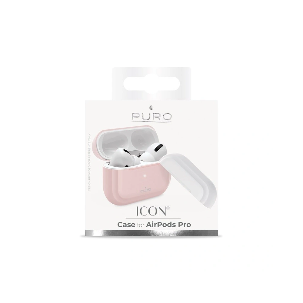 Hurtownia GSM - Etui PURO ICON Case Apple AirPods Pro s další krytkou (Růžová + Růžová krytka + Bílá krytka) - PUR222RS - {ean13} - Hurt