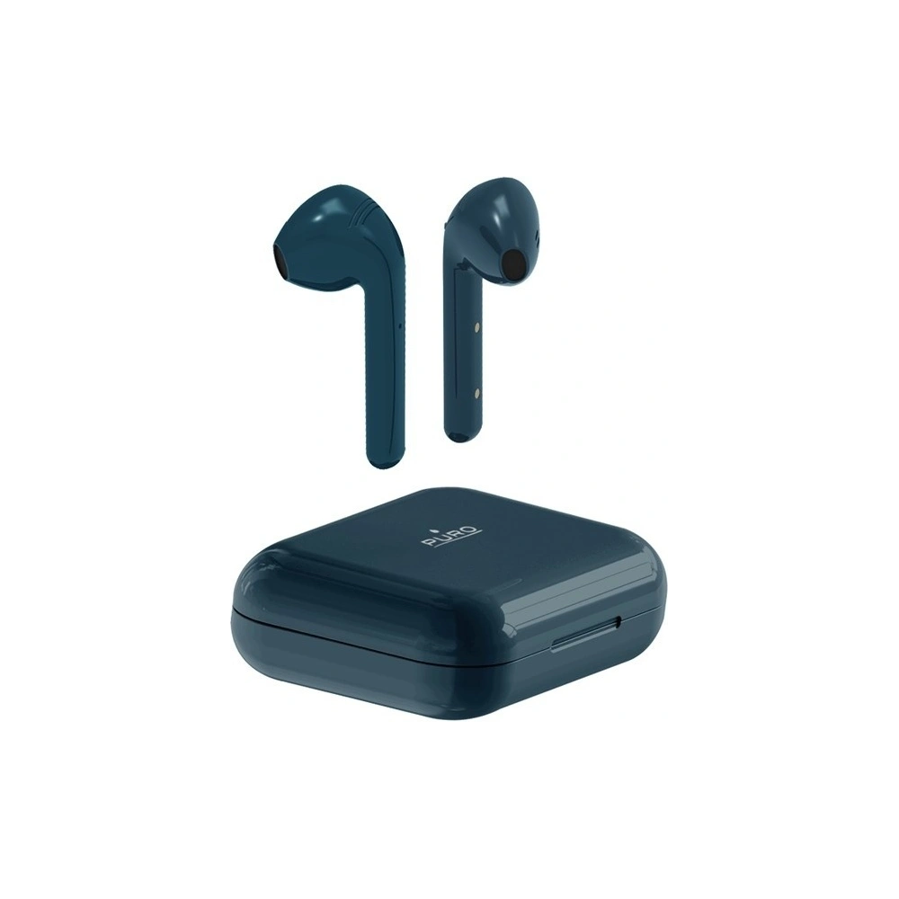 Hurtownia GSM - Bezdrátová sluchátka PURO SLIM POD TWS Bluetooth 5.0 s nabíjecím pouzdrem, voděodolnost IPX5 (Námořnická modrá) - PUR223NAV - {ean13} - Hurt