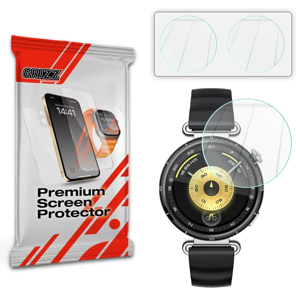 Szkło hybrydowe GrizzGlass HybridGlass do Huawei Watch GT 6 41mm