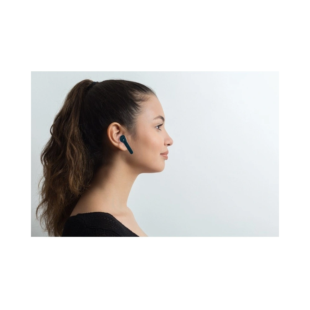 Hurtownia GSM - Căști fără fir PURO SLIM POD TWS Bluetooth 5.0 cu carcasă de încărcare, impermeabilitate IPX5 (Albastru închis) - PUR223NAV - {ean13} - Hurt