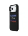 Etui BMW M Silicon Horizontal Line MagSafe do Apple iPhone 17 Pro Max czarny
