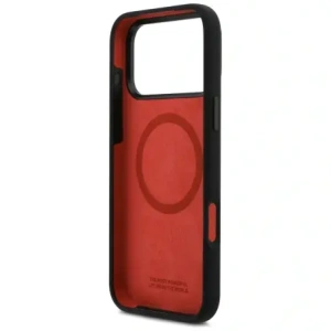 Etui BMW M Silicon Horizontal Line MagSafe do Apple iPhone 17 Pro Max czarny