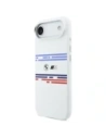 Etui BMW M Silicon Horizontal Line MagSafe do Apple iPhone Air biały
