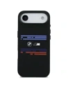 Etui BMW M Silicon Horizontal Line MagSafe do Apple iPhone Air czarny