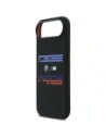 Etui BMW M Silicon Horizontal Line MagSafe do Apple iPhone Air czarny