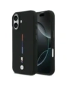 Etui BMW M Silicon Tricolor Line MagSafe do Apple iPhone 17 czarny