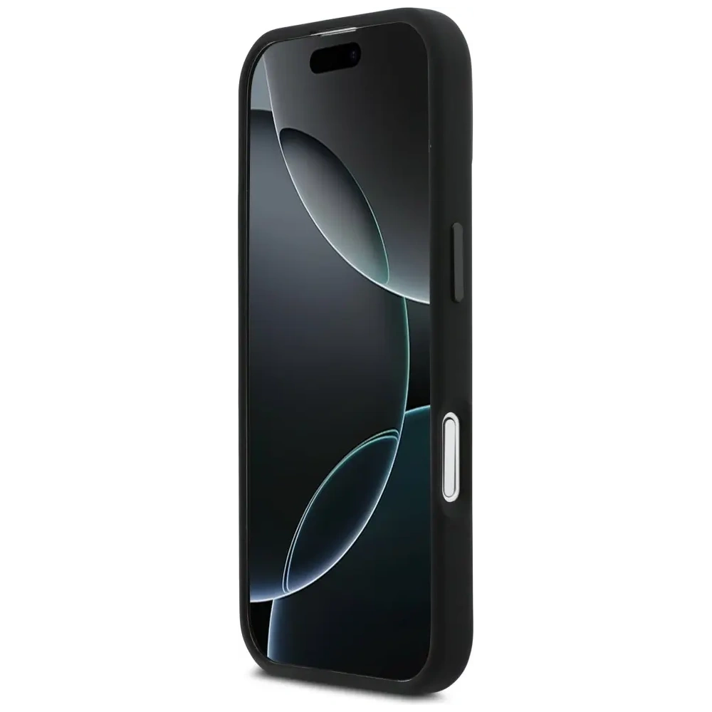 Etui BMW M Silicon Tricolor Line MagSafe do Apple iPhone 17 czarny