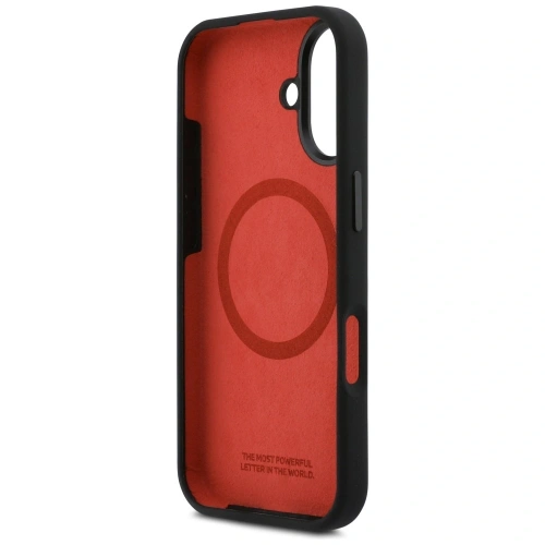 Etui BMW M Silicon Tricolor Line MagSafe do Apple iPhone 17 czarny