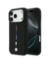 Etui BMW M Silicon Tricolor Line MagSafe do Apple iPhone 17 Pro czarny