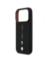 Etui BMW M Silicon Tricolor Line MagSafe do Apple iPhone 17 Pro czarny