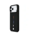 Etui BMW M Silicon Tricolor Line MagSafe do Apple iPhone 17 Pro Max czarny