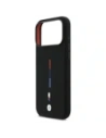 Etui BMW M Silicon Tricolor Line MagSafe do Apple iPhone 17 Pro Max czarny