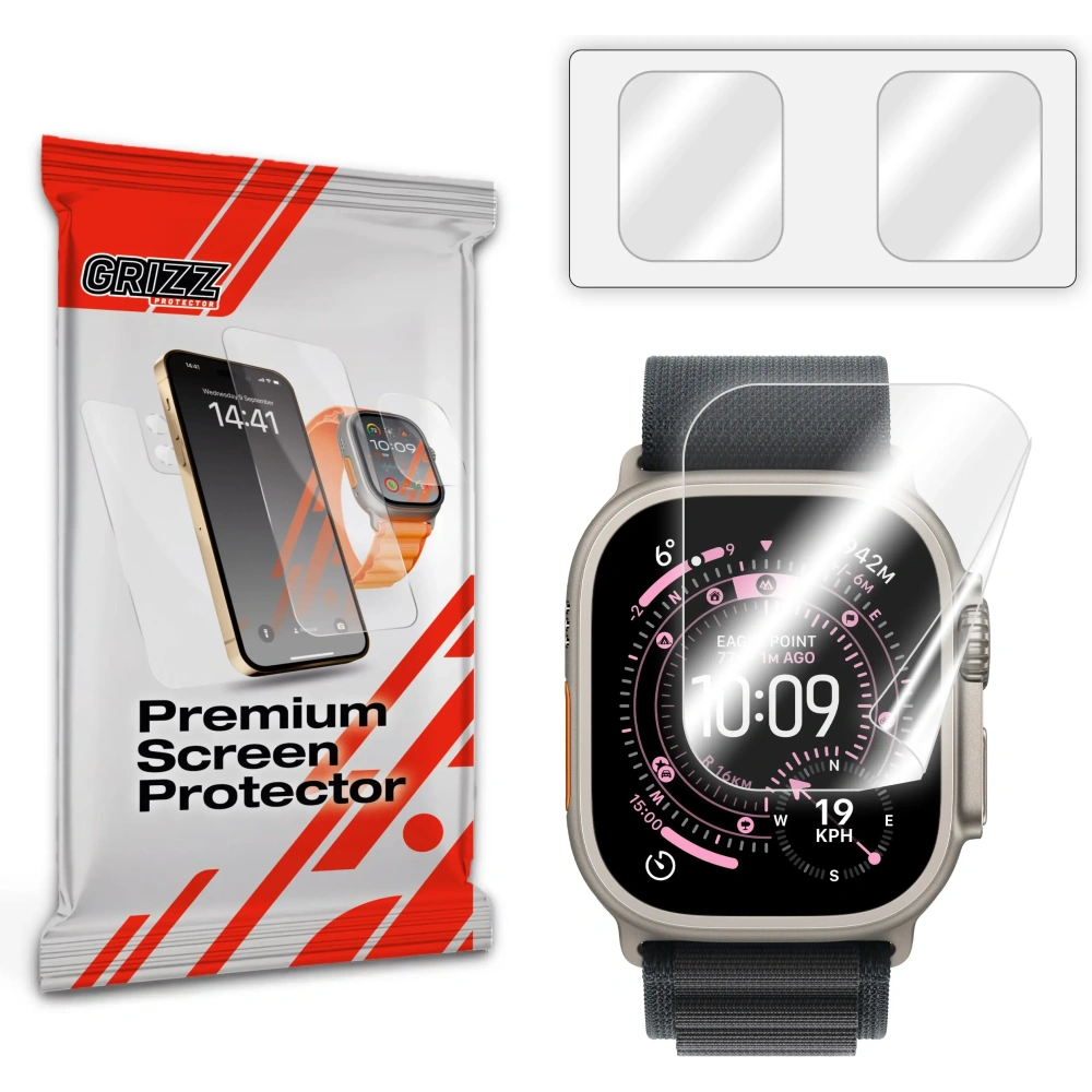 Folia ceramiczna GrizzGlass CeramicFilm do Apple Watch Ultra 3 49mm