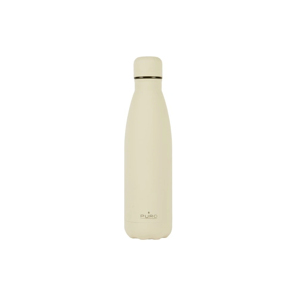 Hurtownia GSM - Termos z nerezové oceli PURO ICON 500ml (béžový) (povrchová úprava práškovým lakem) - PUR225BEI - {ean13} - Hurt