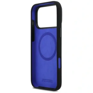 Etui BMW M Silicon Vertical Logo MagSafe do Apple iPhone 17 Pro Max czarny