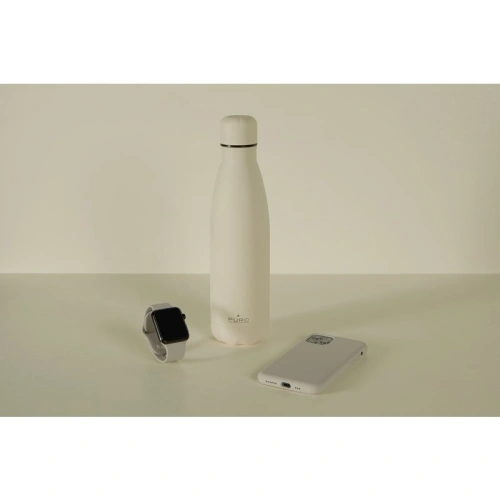 Butelka termiczna ze stali nierdzewnej PURO ICON 500ml (Beige) (Powder Coating)
